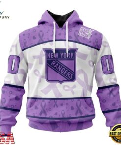 NHL New York Rangers Special Lavender Fight Cancer Hoodie, T Shirt , NHL Hockey 3D Shirt Nhl New York Rangers Special Lavender Fight Cancer Hoodie T Shirt 1