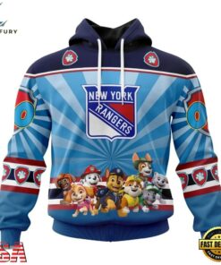 NHL New York Rangers Special Paw Patrol Kits Hoodie, T Shirt , NHL Hockey 3D Shirt Nhl New York Rangers Special Paw Patrol Kits Hoodie T Shirt 1