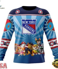 NHL New York Rangers Special Paw Patrol Kits Hoodie, T Shirt , NHL Hockey 3D Shirt Nhl New York Rangers Special Paw Patrol Kits Hoodie T Shirt 3