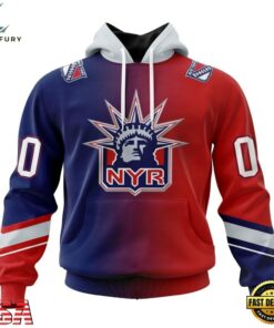 NHL New York Rangers Special Retro Gradient Design Hoodie, T Shirt, NHL Hockey 3D Shirt Nhl New York Rangers Special Retro Gradient Design Hoodie T Shirt 1