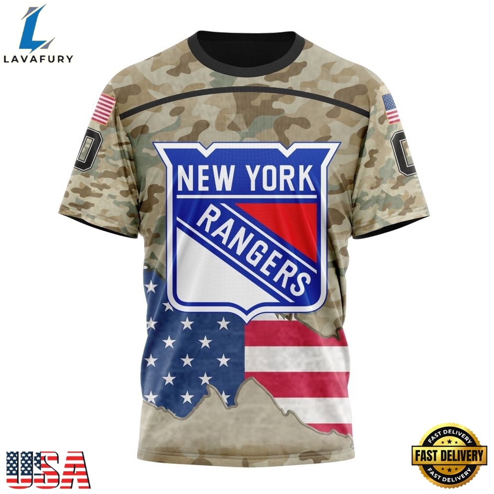 NHL New York Rangers Specialized Kits For United State With Camo Color Hoodie, T Shirt , NHL Hockey 3D Shirt Nhl New York Rangers Specialized Kits For United State With Camo Color Hoodie T Shirt 4
