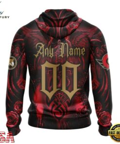 NHL Ottawa Senators Special Design Halloween With Skull Art Hoodie, T Shirt , NHL Hockey 3D Shirt Nhl Ottawa Senators Special Design Halloween With Skull Art Hoodie T Shirt 2
