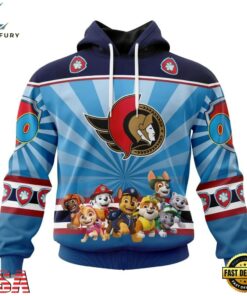 NHL Ottawa Senators Special Paw Patrol Kits Hoodie, T Shirt , NHL Hockey 3D Shirt Nhl Ottawa Senators Special Paw Patrol Kits Hoodie T Shirt 1