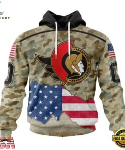 NHL Ottawa Senators Specialized Kits For United State With Camo Color Hoodie, T Shirt , NHL Hockey 3D Shirt Nhl Ottawa Senators Specialized Kits For United State With Camo Color Hoodie T Shirt 1