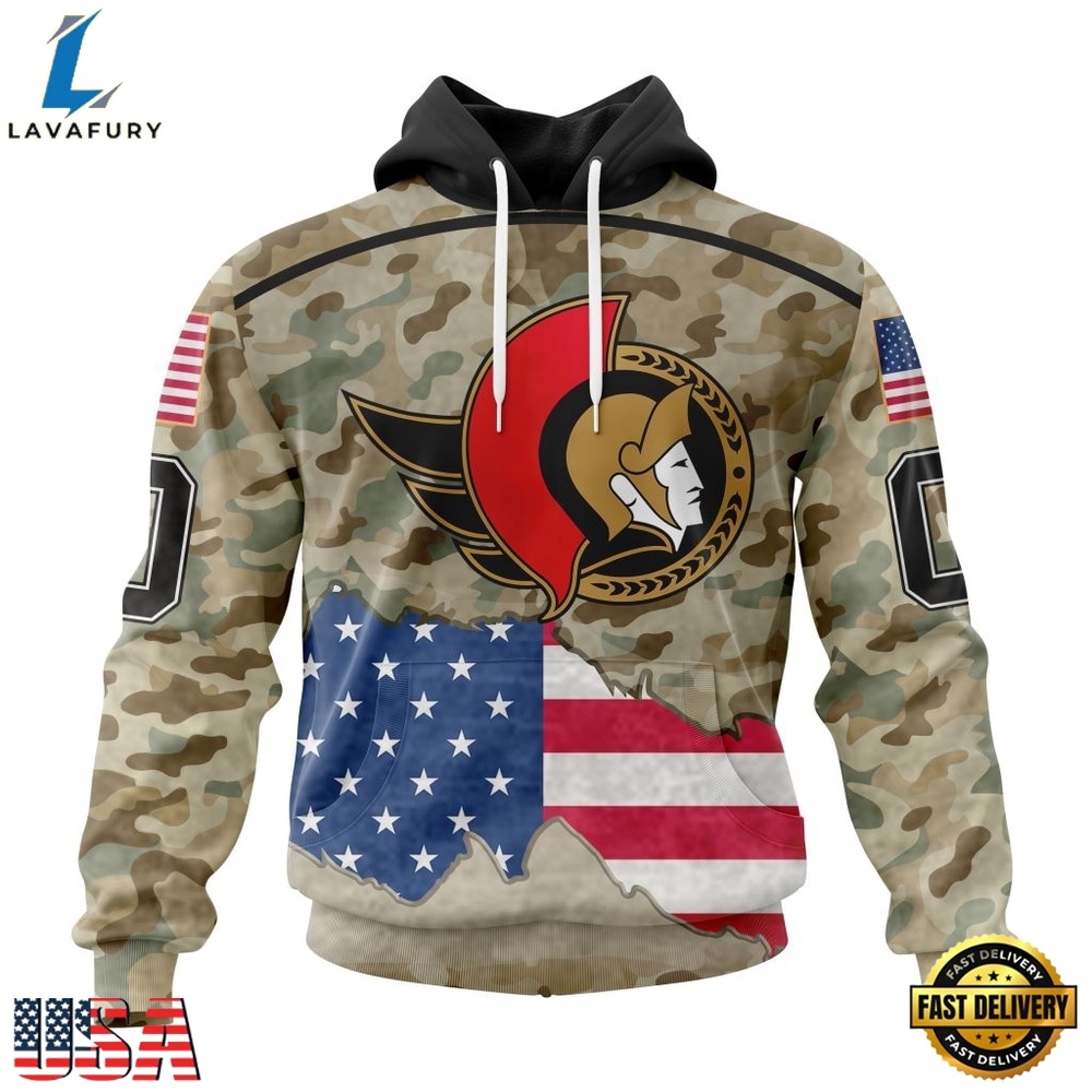 NHL Ottawa Senators Specialized Kits For United State With Camo Color Hoodie, T Shirt , NHL Hockey 3D Shirt Nhl Ottawa Senators Specialized Kits For United State With Camo Color Hoodie T Shirt 1