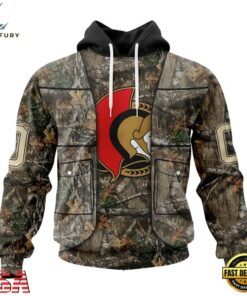 NHL Ottawa Senators Specialized Unisex Vest Kits With Realtree Camo Hoodie, T Shirt, NHL Hockey 3D Shirt Nhl Ottawa Senators Specialized Unisex Vest Kits With Realtree Camo Hoodie T Shirt 1