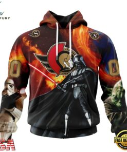 NHL Ottawa Senators x Star War Specialized Design Hoodie, T Shirt , NHL Hockey 3D Shirt Nhl Ottawa Senators X Star War Specialized Design Hoodie T Shirt 1