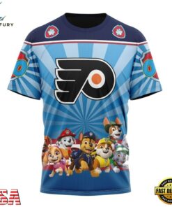 NHL Philadelphia Flyers Special Paw Patrol Kits Hoodie, T Shirt , NHL Hockey 3D Shirt Nhl Philadelphia Flyers Special Paw Patrol Kits Hoodie T Shirt 4