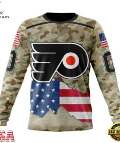 NHL Philadelphia Flyers Specialized Kits For United State With Camo Color Hoodie, T Shirt , NHL Hockey 3D Shirt Nhl Philadelphia Flyers Specialized Kits For United State With Camo Color Hoodie T Shirt 3