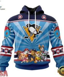 NHL Pittsburgh Penguins Special Paw Patrol Kits Hoodie, T Shirt , NHL Hockey 3D Shirt Nhl Pittsburgh Penguins Special Paw Patrol Kits Hoodie T Shirt 1