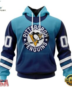 NHL Pittsburgh Penguins Special Retro Gradient Design Hoodie, T Shirt, NHL Hockey 3D Shirt Nhl Pittsburgh Penguins Special Retro Gradient Design Hoodie T Shirt 1
