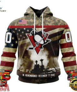 NHL Pittsburgh Penguins Specialized Unisex Kits Remember Pearl Harbor Hoodie, T Shirt , NHL Hockey 3D Shirt Nhl Pittsburgh Penguins Specialized Unisex Kits Remember Pearl Harbor Hoodie T Shirt 1