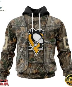NHL Pittsburgh Penguins Specialized Unisex Vest Kits With Realtree Camo Hoodie, T Shirt, NHL Hockey 3D Shirt Nhl Pittsburgh Penguins Specialized Unisex Vest Kits With Realtree Camo Hoodie T Shirt 1
