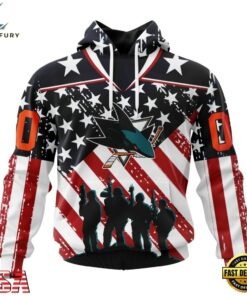 NHL San Jose Sharks Specialized Kits For Honor USS Military Hoodie, T Shirt , NHL Hockey 3D Shirt Nhl San Jose Sharks Specialized Kits For Honor Uss Military Hoodie T Shirt 1