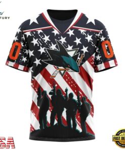 NHL San Jose Sharks Specialized Kits For Honor USS Military Hoodie, T Shirt , NHL Hockey 3D Shirt Nhl San Jose Sharks Specialized Kits For Honor Uss Military Hoodie T Shirt 4