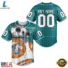 NHL San Jose Sharks x BB 8 D Star War Baseball Jersey , NHL Fan Baseball Jersey 2 NHL San Jose Sharks x BB 8 D Star War Baseball Jersey , NHL Fan Baseball Jersey Nhl San Jose Sharks X BB 8 D Star War Baseball Jersey 1