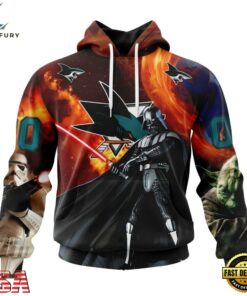NHL San Jose Sharks x Star War Specialized Design Hoodie, T Shirt , NHL Hockey 3D Shirt Nhl San Jose Sharks X Star War Specialized Design Hoodie T Shirt 1