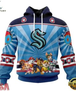NHL Seattle Kraken Special Paw Patrol Kits Hoodie, T Shirt , NHL Hockey 3D Shirt Nhl Seattle Kraken Special Paw Patrol Kits Hoodie T Shirt 1