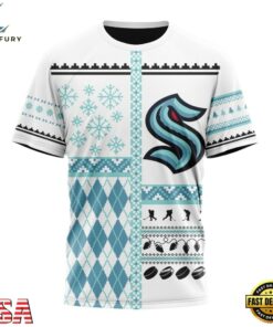NHL Seattle Kraken Specialized Christmas Is Coming New Design Hoodie, T Shirt , NHL Hockey 3D Shirt Nhl Seattle Kraken Specialized Christmas IS Coming New Design Hoodie T Shirt 4