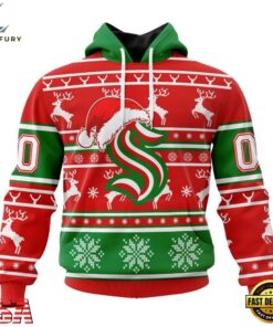 NHL Seattle Kraken Specialized Unisex Christmas Is Coming Hoodie, T Shirt , NHL Hockey 3D Shirt Nhl Seattle Kraken Specialized Unisex Christmas IS Coming Hoodie T Shirt 1
