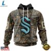 NHL Seattle Kraken Specialized Unisex Vest Kits With Realtree Camo Hoodie, T Shirt, NHL Hockey 3D Shirt Nhl Seattle Kraken Specialized Unisex Vest Kits With Realtree Camo Hoodie T Shirt 1