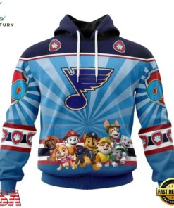 NHL St Louis Blues Special Paw Patrol Kits Hoodie, T Shirt , NHL Hockey 3D Shirt Nhl ST Louis Blues Special Paw Patrol Kits Hoodie T Shirt 1