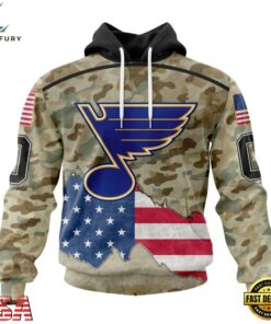 NHL St. Louis Blues Specialized Kits For United State With Camo Color Hoodie, T Shirt , NHL Hockey 3D Shirt Nhl ST Louis Blues Specialized Kits For United State With Camo Color Hoodie T Shirt 1