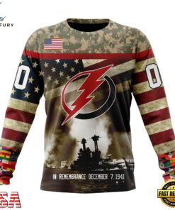 NHL Tampa Bay Lightning Specialized Unisex Kits Remember Pearl Harbor Hoodie, T Shirt , NHL Hockey 3D Shirt Nhl Tampa Bay Lightning Specialized Unisex Kits Remember Pearl Harbor Hoodie T Shirt 3