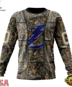 NHL Tampa Bay Lightning Specialized Unisex Vest Kits With Realtree Camo Hoodie, T Shirt, NHL Hockey 3D Shirt Nhl Tampa Bay Lightning Specialized Unisex Vest Kits With Realtree Camo Hoodie T Shirt 3