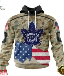 NHL Toronto Maple Leafs Specialized Kits For United State With Camo Color Hoodie, T Shirt , NHL Hockey 3D Shirt Nhl Toronto Maple Leafs Specialized Kits For United State With Camo Color Hoodie T Shirt 1