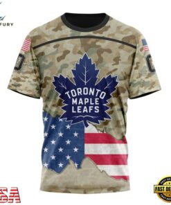 NHL Toronto Maple Leafs Specialized Kits For United State With Camo Color Hoodie, T Shirt , NHL Hockey 3D Shirt Nhl Toronto Maple Leafs Specialized Kits For United State With Camo Color Hoodie T Shirt 4