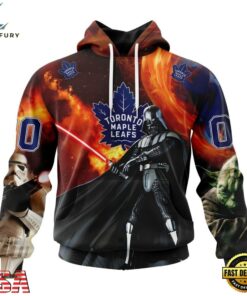 NHL Toronto Maple Leafs x Star War Specialized Design Hoodie, T Shirt , NHL Hockey 3D Shirt Nhl Toronto Maple Leafs X Star War Specialized Design Hoodie T Shirt 1