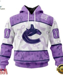 NHL Vancouver Canucks Special Lavender Fight Cancer Hoodie, T Shirt , NHL Hockey 3D Shirt Nhl Vancouver Canucks Special Lavender Fight Cancer Hoodie T Shirt 1