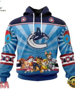 NHL Vancouver Canucks Special Paw Patrol Kits Hoodie, T Shirt , NHL Hockey 3D Shirt Nhl Vancouver Canucks Special Paw Patrol Kits Hoodie T Shirt 1