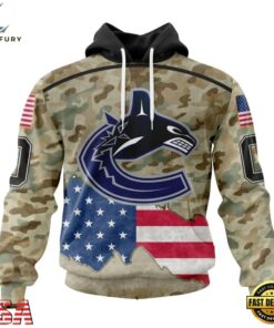 NHL Vancouver Canucks Specialized Kits For United State With Camo Color Hoodie, T Shirt , NHL Hockey 3D Shirt Nhl Vancouver Canucks Specialized Kits For United State With Camo Color Hoodie T Shirt 1