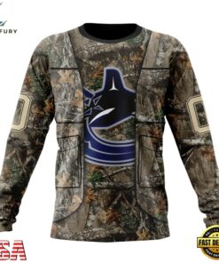 NHL Vancouver Canucks Specialized Unisex Vest Kits With Realtree Camo Hoodie, T Shirt, NHL Hockey 3D Shirt Nhl Vancouver Canucks Specialized Unisex Vest Kits With Realtree Camo Hoodie T Shirt 3
