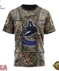NHL Vancouver Canucks Specialized Unisex Vest Kits With Realtree Camo Hoodie, T Shirt, NHL Hockey 3D Shirt Nhl Vancouver Canucks Specialized Unisex Vest Kits With Realtree Camo Hoodie T Shirt 4