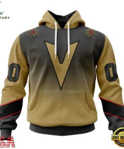 NHL Vegas Golden Knights Special Retro Gradient Design Hoodie, T Shirt, NHL Hockey 3D Shirt Nhl Vegas Golden Knights Special Retro Gradient Design Hoodie T Shirt 1