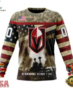 NHL Vegas Golden Knights Specialized Unisex Kits Remember Pearl Harbor Hoodie, T Shirt , NHL Hockey 3D Shirt Nhl Vegas Golden Knights Specialized Unisex Kits Remember Pearl Harbor Hoodie T Shirt 3