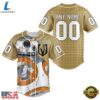 NHL Vegas Golden Knights x BB 8 D Star War Baseball Jersey , NHL Fan Baseball Jersey 3 NHL Vegas Golden Knights x BB 8 D Star War Baseball Jersey , NHL Fan Baseball Jersey Nhl Vegas Golden Knights X BB 8 D Star War Baseball Jersey 1