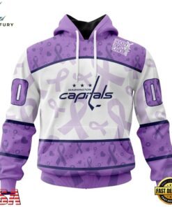 NHL Washington Capitals Special Lavender Fight Cancer Hoodie, T Shirt , NHL Hockey 3D Shirt Nhl Washington Capitals Special Lavender Fight Cancer Hoodie T Shirt 1