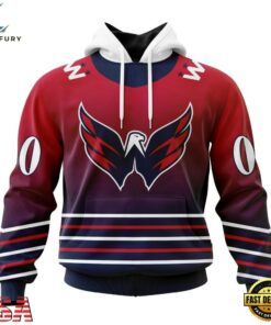 NHL Washington Capitals Special Retro Gradient Design Hoodie, T Shirt, NHL Hockey 3D Shirt Nhl Washington Capitals Special Retro Gradient Design Hoodie T Shirt 1