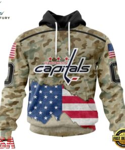 NHL Washington Capitals Specialized Kits For United State With Camo Color Hoodie, T Shirt , NHL Hockey 3D Shirt Nhl Washington Capitals Specialized Kits For United State With Camo Color Hoodie T Shirt 1