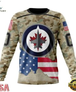 NHL Winnipeg Jets Specialized Kits For United State With Camo Color Hoodie, T Shirt , NHL Hockey 3D Shirt Nhl Winnipeg Jets Specialized Kits For United State With Camo Color Hoodie T Shirt 3