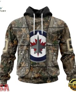 NHL Winnipeg Jets Specialized Unisex Vest Kits With Realtree Camo Hoodie, T Shirt, NHL Hockey 3D Shirt Nhl Winnipeg Jets Specialized Unisex Vest Kits With Realtree Camo Hoodie T Shirt 1