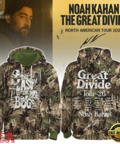 Noah Kahan The Great Divide Tour 2026 Hoodie Shirt, Trending Music 3D Tee Noah Kahan The Great Divide Tour 2026 Hoodie Shirt