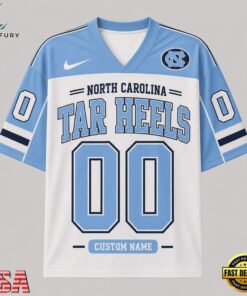 North Carolina Tar Heels NCAA College Team Pride Personalized Football jersey, NCAA Team Football Jersey North Carolina Tar Heels Ncaa College Team Pride Personalized Football Jersey