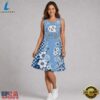 North Carolina Tar Heels NCAA Sporty Floral Elegance Women’s Sleeveless Dress, NCAA Women Summer Dress North Carolina Tar Heels Ncaa Sporty Floral Elegance Women S Sleeveless Dress