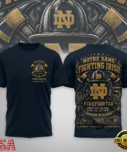 Notre Dame Fighting Irish 2026 NCAA Firefighter Built for the Fire 3D Shirt , NCAA 3D Graphic Tee Notre Dame Fighting Irish 2026 Ncaa Firefighter Built For The Fire 3D Shirt