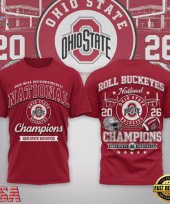 Ohio State Buckeyes NCAA Road to Glory 2026 Football Champions 3D Shirt , NCAA 3D Graphic Tee Ohio State Buckeyes Ncaa Road TO Glory 2026 Football Champions 3D Shirt